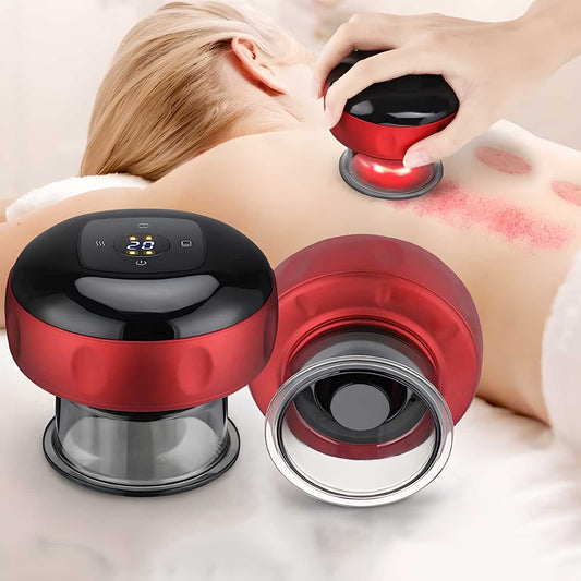 ThermaCup Pro: Rechargeable Vacuum Cupping Device with Heating Function