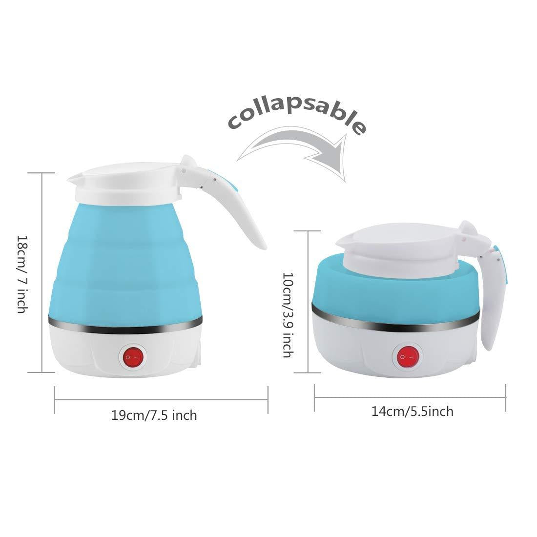 FoldiBoil Kettle: Silicone Foldable Electric Water Kettle