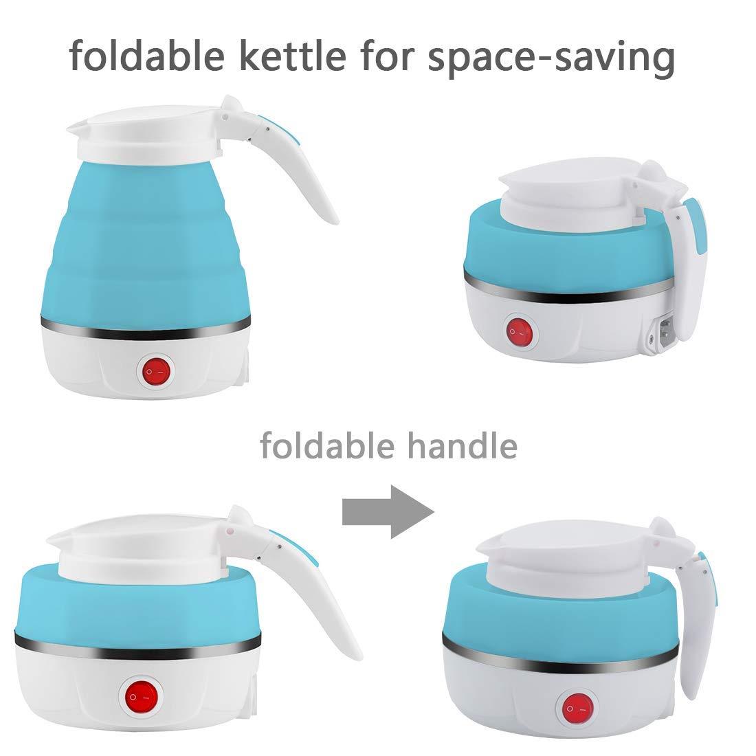 FoldiBoil Kettle: Silicone Foldable Electric Water Kettle